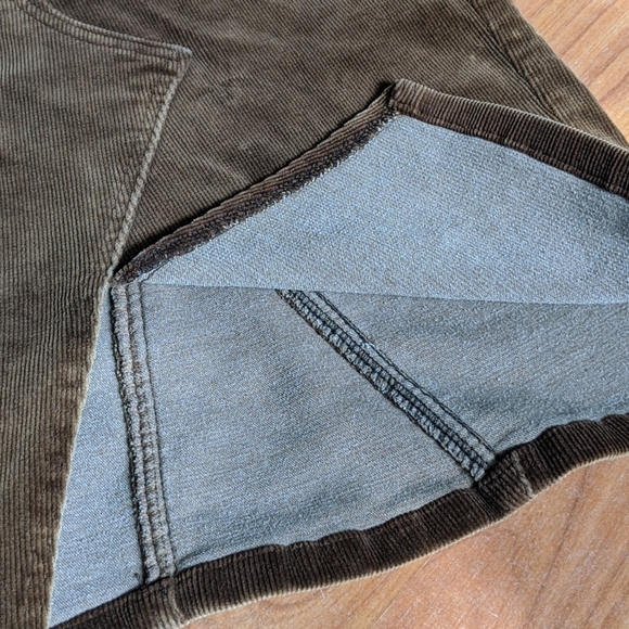 VINTAGE alphabet club corduroy pencil skirt - Picture 3 of 7